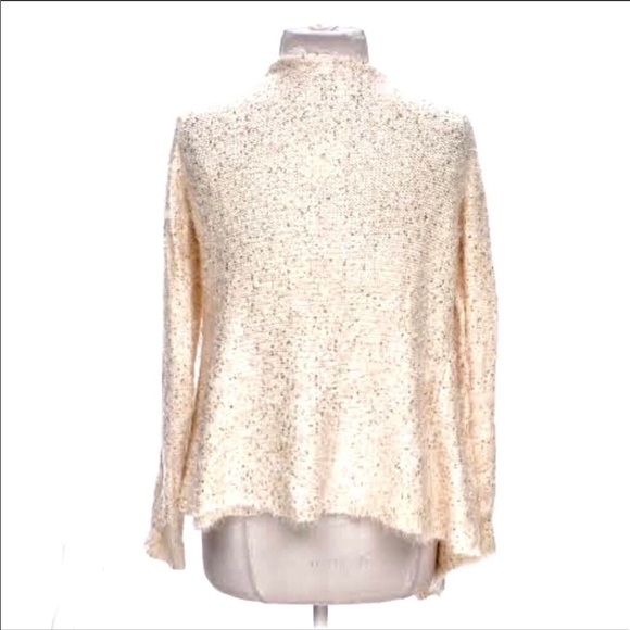 NWOT Say What? Fuzzy Sequin Cardigan Sweater Size XL - Picture 6 of 8